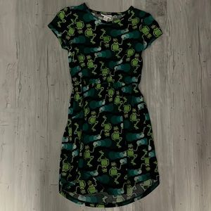Lularoe kids Kermit the frog dress